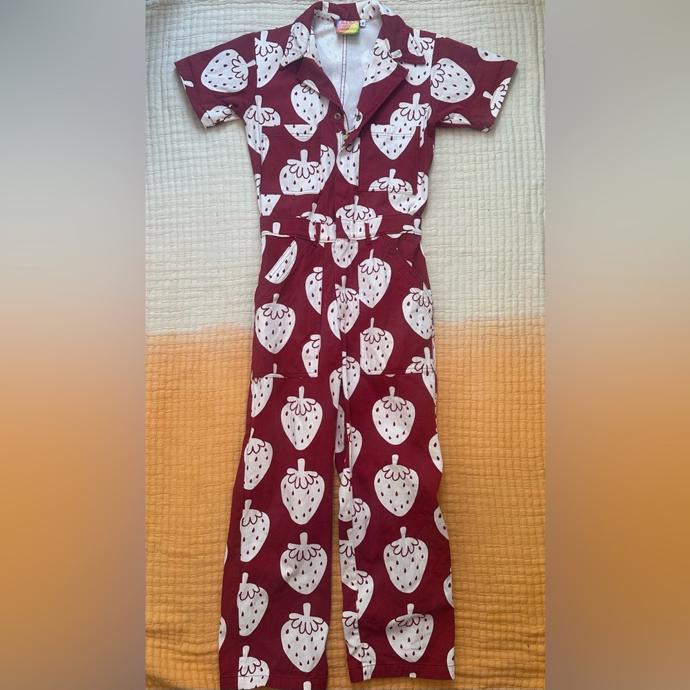 Big Bud Press 5 Year Anniversary Collection Strawbaby Jumpsuit